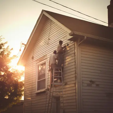Exterior painting project — Custom Painting of Asheville Inc